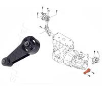 Front Engine Mount JAPANPARTS RU-K143 for Kia Picanto 2004-2011