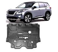Front Engine Splash Shield Fit for Nissan Rogue 2022 2023 2024 2025 Skid Plate Suitable for Rogue Engine Guard Cover Mud Flaps Directly Replace Original One Black
