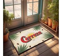 Front Entrance Decor Cerreza Coffee: A Tropical Blend Of Flavor And Sunshine Doormat Men Cave Decor Mats For Sleeping On The Floor(65X90CM)