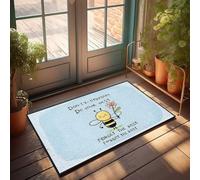 Front Entrance Decor Relax, Bee Happy: A Cute Reminder To Stress Less And Do Your Best Doormat Farmhouse Bath Mat Bath Rugs For Bathroom Non Slip(50X80CM)