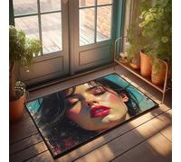 Front Entrance Decor Sunlit Elegance: A Close-Up Portrait Of Radiant Beauty Doormat Stuff For Your Room Room Accessories For Men(50X80CM)