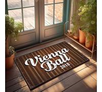 Front Entrance Decor Vienna Ball 2018: A Night Of Elegance And Dance Doormat Home Goods Country Decorations For Home(65X90CM)