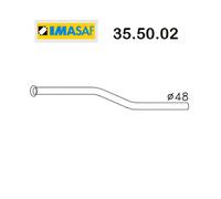 Front Exhaust Gas Pipe Fiat 242 2.2 D - 2.5 D Imasaf for 95653989