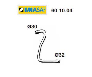 Front Exhaust Gas Pipe Renault R4 - Rodeo 4 Imasaf For 7700515611