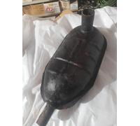Front Exhaust Silencer for Renault 4 Imasaf 601003 Oval Straight Grey