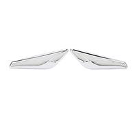 Front F-ENDER Chrome Finisher Trim 2PCS Right Left Side F-ENDER Chrome Panel Marker Finisher 51117338569 Replacement for X3 X4 F25 F26 2013-2017