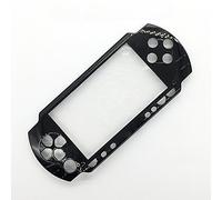 Front Face Plate Faceplate Shell Case Cover Replacement for Sony PSP 1000 1001 Fat (Black)