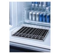 Front-Facing Self-Feed Can and Bottle Tray, Adjustable Fridge Shelf Organizer, Drink Storage Rack for Retail and Home Use(500x480 mm)
