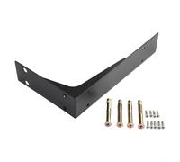 Front Facing Shelf Bracket for Wall Mounted Countertops with Sturdy Steel Frame for Residential or Light Commercial Installation Needs (10in)