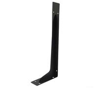 Front Facing Shelf Bracket for Wall Mounted Countertops with Sturdy Steel Frame for Residential or Light Commercial Installation Needs (6in)