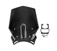 Front Fairing Motorcycle Wind Screen Windshield Cover For CFMOTO CLX 700 Cl-X HERITAGE CL-X700 CLX700 2023 700CL-X Windscreen Wind Deflector Screen Visor(Black)