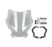 Front Fairing Motorcycle Windshield Windscreen Screen Shield Accessories For Ducati For Monster 1200R 1200S R S 2014-2022(Light Smoke)