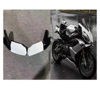 Front Fairing Spoiler Motorcycle Winglet Wing Kit Si Wind Spoiler Lower Shroud Front For RS660 2024 RS 660 2023 2022 2021 2020(White)