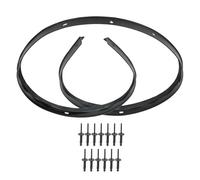 Front Fascia Bumper Hood Seal Waterproof With Rivets For Dodge For Challenger 2008-2022 68051392AB 68051392AA Car Door Edge Protector