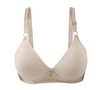 Front Fastener Bras Non Wired Sports Clothes Women Set Non Wired Full Cup Bra Full Cup Non Wired Bra White Racer Sports Bra Full Support Bras Women Ladies Sports Bras Plus Size