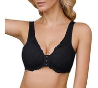 Front Fastening Bras for The Elderly Floral Lace Full Coverage High Impact Sports Bra Large Breasts Bra Underwear Yoga Fitness Exercise Oversized Women's Everyday Bras