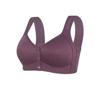 Front Fastening Bras for Women UK Leisure Breathable Non Wired Support Bralettes Casual Stretch Post Op Underwear Fashion Comfortable Bra Soft Push Up Bras Post Surgery Bralette