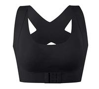 Front Fastening Bras for Women UK Wireless High Impact Sports Bras Seamless Anti Sagging Push Up Bra Padded Shock Absorber Sports Bra High Support Stretchy Breathable Yoga Underwear