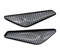 Front Fender Carbon Fiber Trim Finisher for Left Driver & Right Passenger Side Fender Compatible with BMW X3 F25 X4 F26 2011 2012 2013 2014 2015 2016 2017 51117338569 51117338570