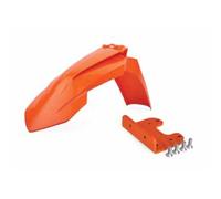 Polisport Front Fender & Fitting Kit for KTM SX/SXF 2007-12, EXC/EXC-F 2008-13 - Orange