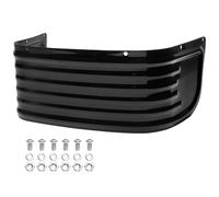 Front Fender Trim Skirt, Black Ribbed Steel Protector For Harley Electra Glide Road King Tri 2014 2015 2016 2017 2018 2019 2020 2021 2022 2023 2024 Accessories