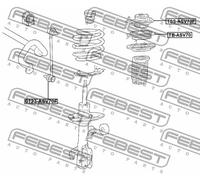 FRONT FITS BOTH SIDES ROLLING BEARING SUSPENSION STRUT SUPPORT MOUNT FITS: TO