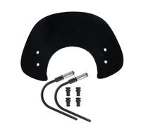Front Flyscreen Motorcycle Windscreen Windshield Wind Deflector For Piaggio For Vespa GTS 250 300 LX125 LX150 LX50 Screen Extension Mounting Motorbike Wind Deflector(Black,323mm)