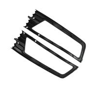 Front Fog Lamp Grille 2Pcs Front Bumper Fog Light Lamp Lower Grille Cover Car-Styling For Rapid 2013 2014 2015 2016 2017 5JA807367 5JA807368 Fog Light Grille Cover