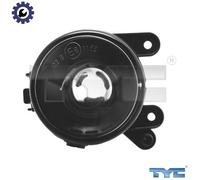 TYC Europe B.V. Fog Light Front Left H11 Black Projector Lamp - Replacement 5202 592B for VW Golf V