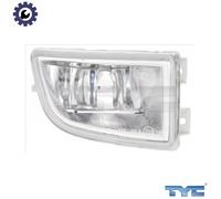 Halogen fog lamp Left H3 19-0294-05-2 TYC for SKODA FABIA I FABIA I Combi