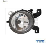 Halogen fog lamp Right H7 19-0435001 TYC for AUDI A2