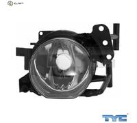 Halogen fog lamp Left HB4 19-0472001 TYC for BMW 5 5 Touring