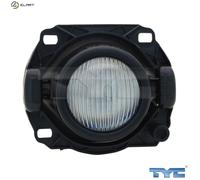 Halogen fog lamp Left H11 19-0501-01-9 TYC for BMW X3