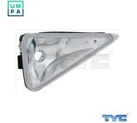 Halogen fog lamp Left H11 19-0564-01-2 TYC for HONDA CIVIC VIII Hatchback