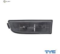 Halogen fog lamp Right H3 19-0759-05-9 TYC for BMW 7