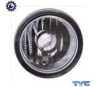 Halogen fog lamp Left H11 19-0836-01-9 TYC for FIAT SUZUKI