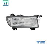 Halogen fog lamp Left H1 19-0864-05-9 TYC for SAAB 9-5 9-5 Estate