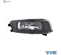 TYC Fog Light 19-12157-05-2 Right Front Halogen H8 for VW Sharan