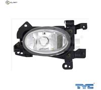 Fits TYC TYC 19-14349-01-2 Fog lamp Right 19-14349-01-2 do HONDA JAZZ III This
