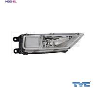 Halogen fog lamp Right H8 19-6215-11-9 TYC for VW TIGUAN