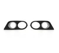 Front Fog Light Assembly For BMW E46 For M3 2001-2006 Fog Light Lights Glossy Black Surround Air Duct Lamp Cover Grill Frame LED FogLights Headlight Fog Lamps(Cover)