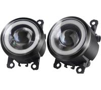 Front Fog Light Assembly for Nissan Elgrand Highway Star E51 2005-2009,Replacement for Auto Clear Lens Front Bumper Fog Lamp Assembly,F/White Light A pair.