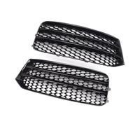 Front Fog Light Bumper Grill Compatible With A1 8X 2014 2015 2016 2017 2018 Auto Front Bumper Fog Light Grille Honeycomb Hex Cover 8XA807681B 8XA807682B