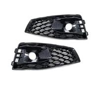 Front Fog Light Bumper Grill Cover For Audi A4 B9 S-LINE S4 2019 2020 1Pair Honeycomb Mesh Car Front Bumper Grille Cover Grill Fog Light 8WD807681J