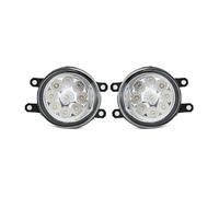 Front Fog Light For Camry For Hybrid For Corolla For Yaris For RAV4 For Avalon For Highlander For Matrix For Venza For Prius Fog Light Lamp Fog Lamp Assembly(2Piece Yellow LED-A)