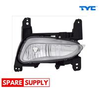 FRONT FOG LIGHT FOR OPEL MOKKA TYC 19-6202-01-9 FITS LEFT