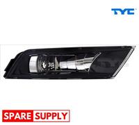 FRONT FOG LIGHT FOR SKODA SUPERB TYC 19-15221-05-2 FITS RIGHT
