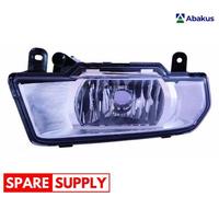 FRONT FOG LIGHT FOR SKODA YETI ABAKUS 665-2016R-UE FITS RIGHT