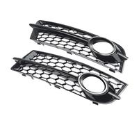 Front Fog Light Grille Assembly Compatible With TT 8J 2006 2007 2008 2009 2010 2011 2012 2013 2014 Car Fog Lamp Grille Front Bumper Honeycomb Mesh Light Cover 8J0807682(Silver)