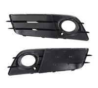 Front Fog Light Grille For A4 B8 2008-2012 8K0807681C 8K0807682C LEFT/RIGHT Black FOG LIGHT GRILL Front Bumper Lamp Trim Cover Grill(Pair)